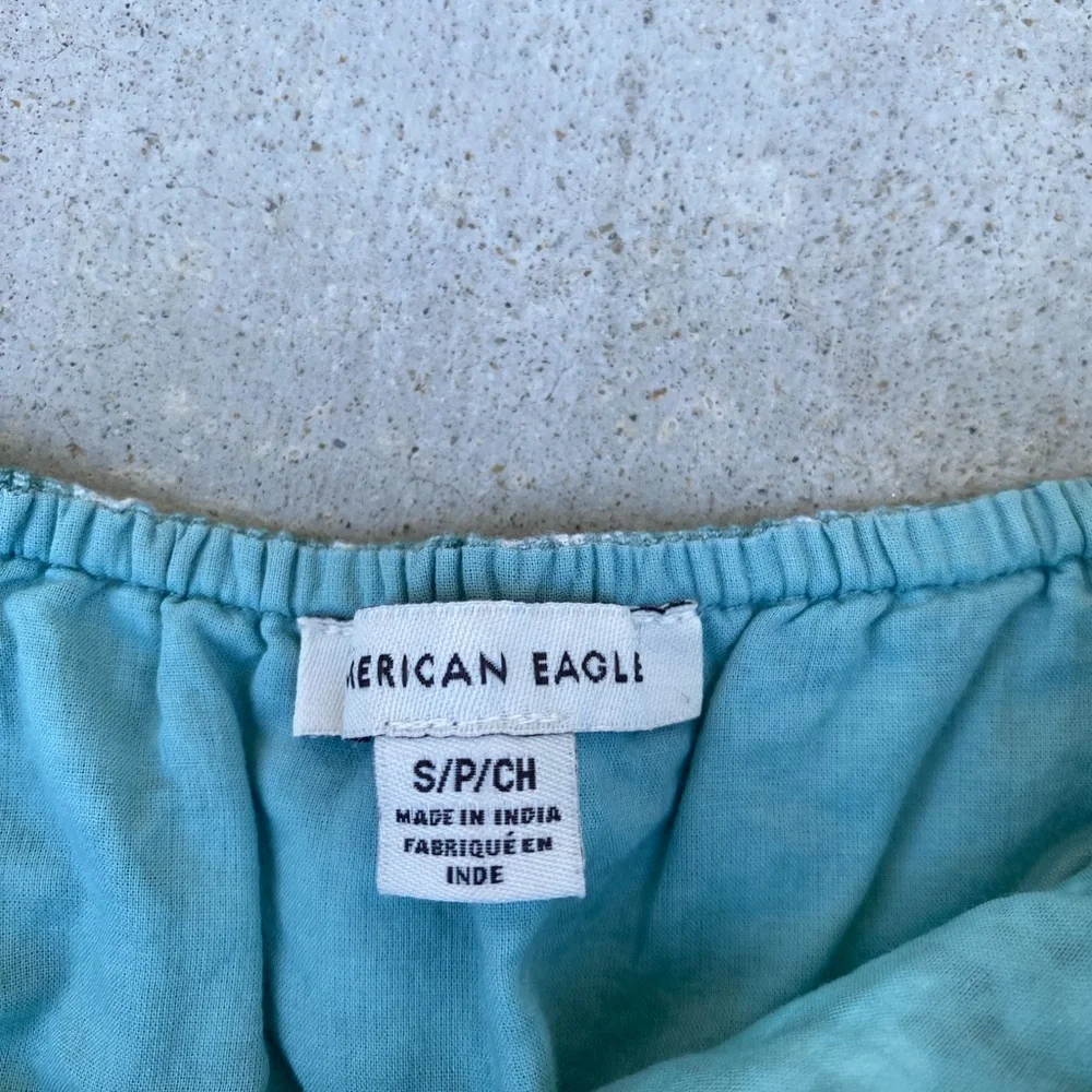 American Eagle Outfitters Teal Floral Camisole - Picture 2 of 2